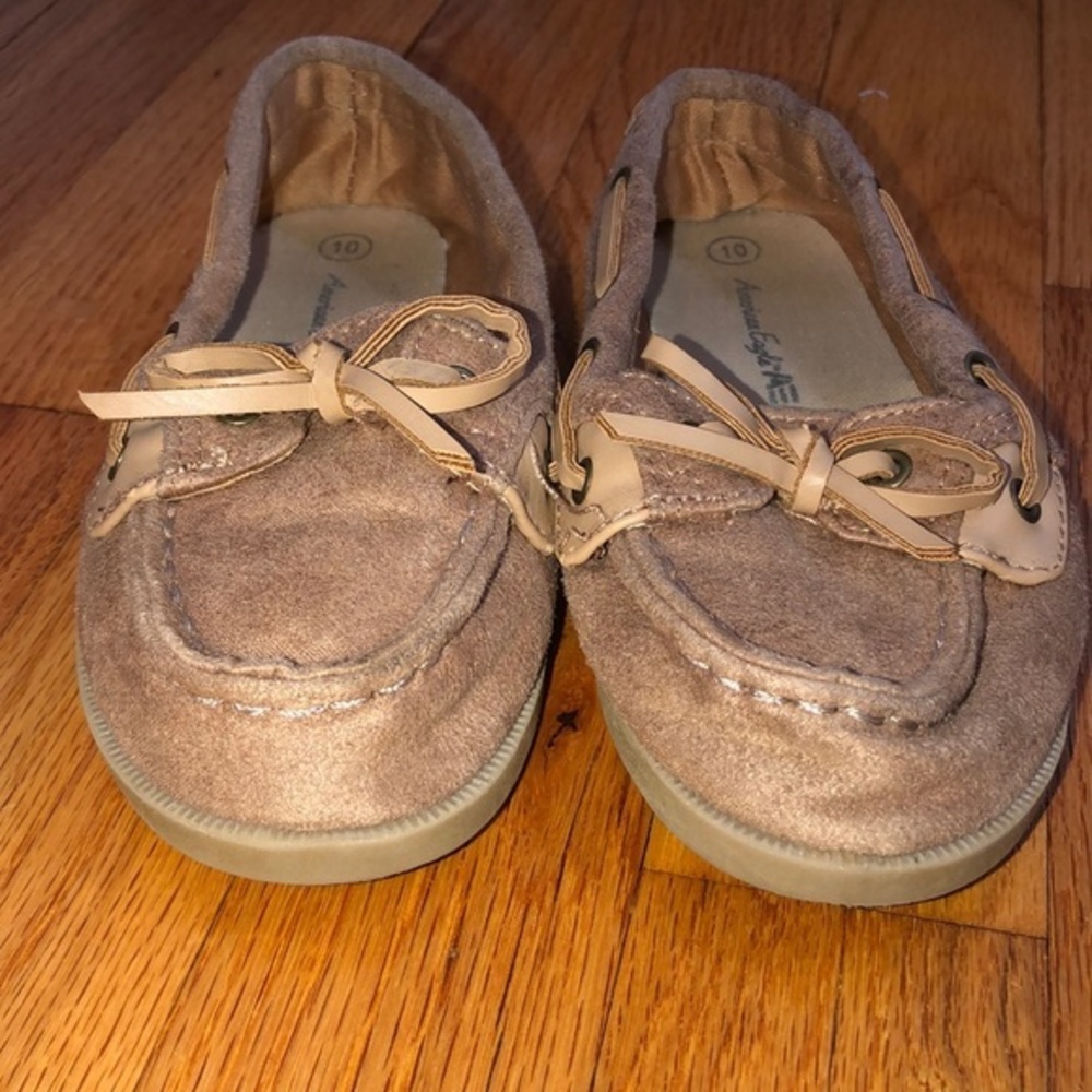 American Eagle girls size 10 moccasins‎ slip on house slippers FINAL PRICE